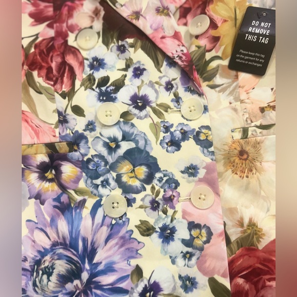 Express Floral Double Breasted Blazer NWT - Picture 7 of 8